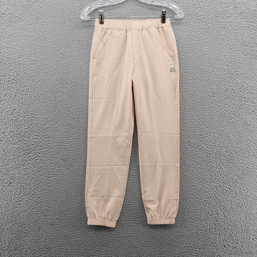 Avalanche Lightweight Hiking Joggers Girls Small 7/8 Peach Pink Pull On NEW
